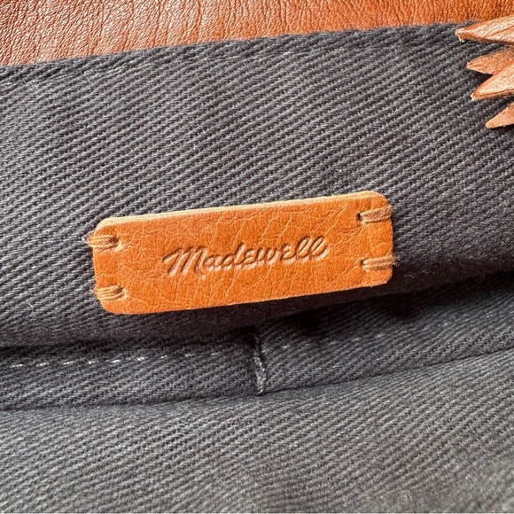 Madewell The Zip-Top Small Transport Leather Crossbody Bag Spotted Calf Hair - Picture 11 of 11